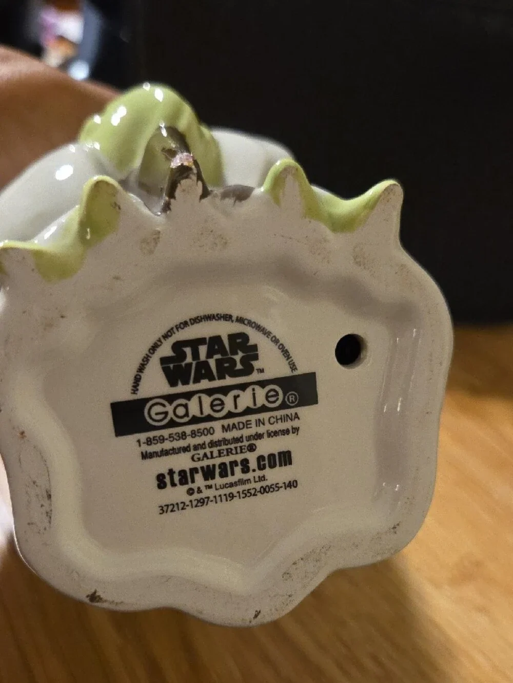 Star Wars Yoda 12 oz Ceramic Goblet with Cocoa Mix
